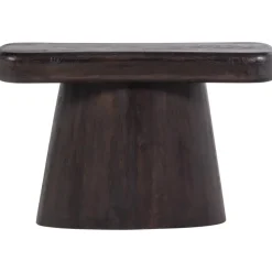 WOOOD Amco Sidetable - Mango Hout - Zwart - 76x120x40
