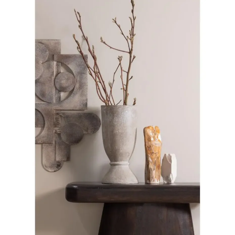 WOOOD Amco Sidetable - Mango Hout - Zwart - 76x120x40