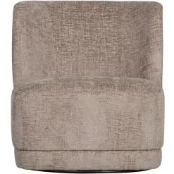 WOOOD Atty Draaifauteuil - Polyester - Zand - 75x74x65