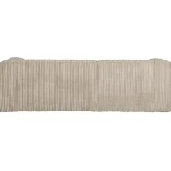 WOOOD Bean Chaise Longue Bank Links - Ribstof - Travertin - 73x254x178