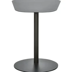 WOOOD Bijzettafel Lia - Metaal - Zwart - 50x50x38