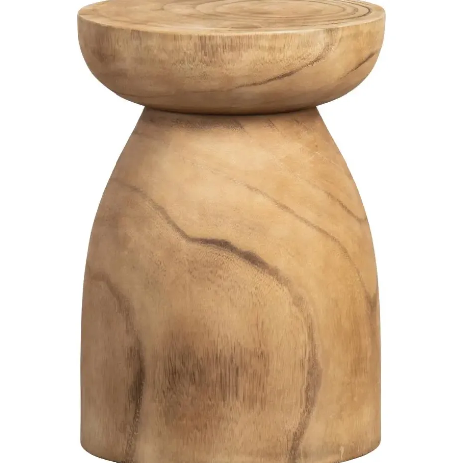 WOOOD Bink Kruk - Hout - Naturel - 40x28x28