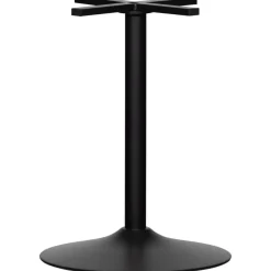 WOOOD Bistro Ronde Buisvoet - Metaal - Zwart - 72x54x54