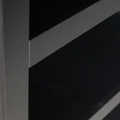 WOOOD Bonk Open Kast - Grenen - Zwart - 160x103x37