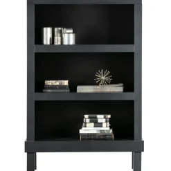 WOOOD Bonk Open Kast - Grenen - Zwart - 160x103x37