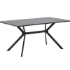 WOOOD Bruno Eettafel - Mdf - Zwart - 160x90