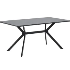 WOOOD Bruno Eettafel - Mdf - Zwart - 160x90