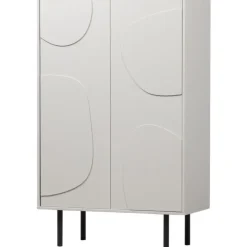 WOOOD Cadiz Opbergkast - Grenen - Mist - 135x85x40