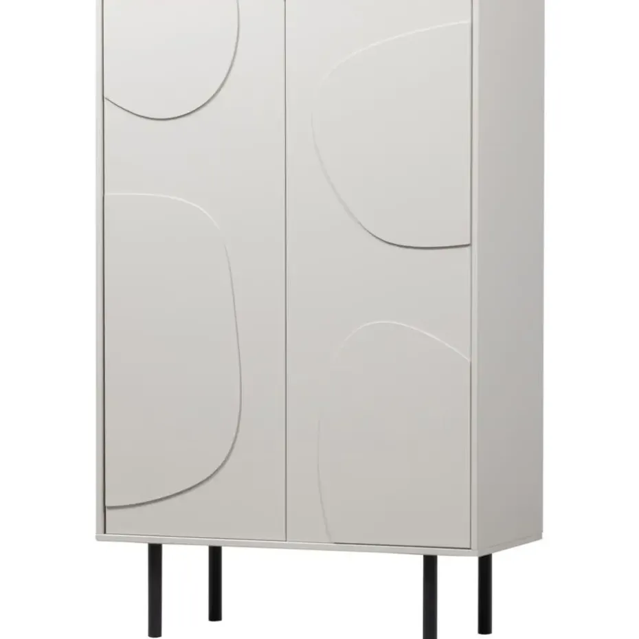 WOOOD Cadiz Opbergkast - Grenen - Mist - 135x85x40