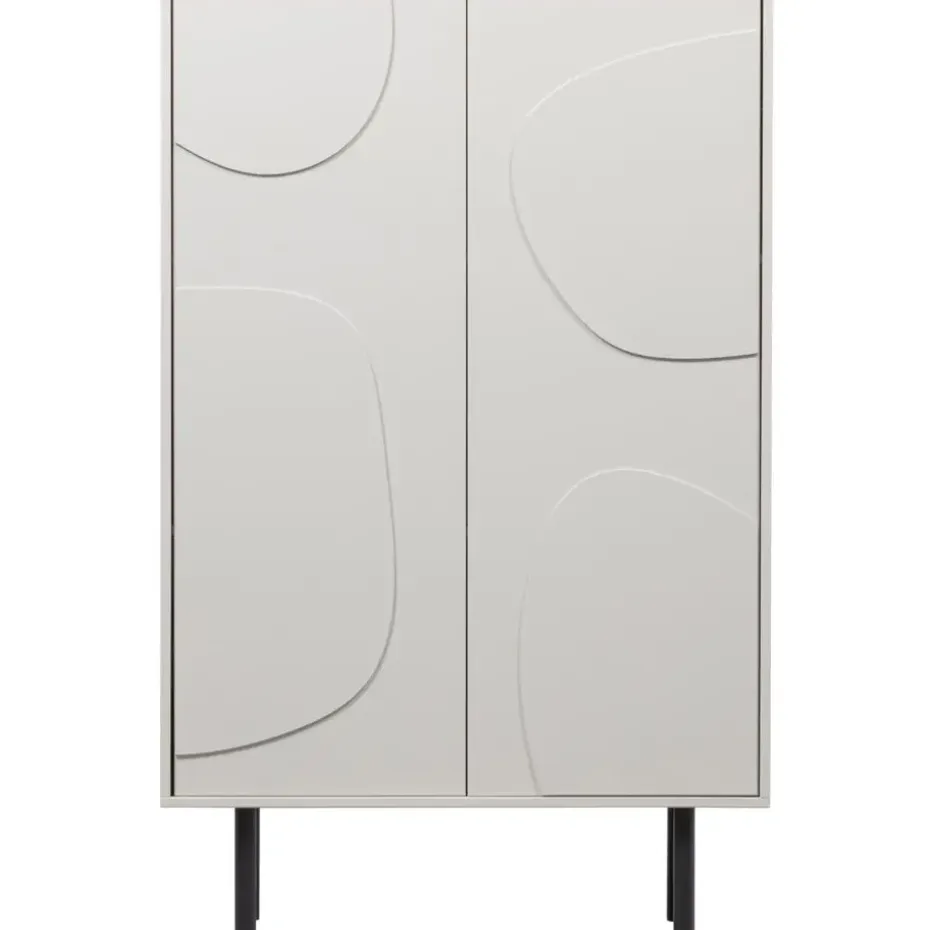 WOOOD Cadiz Opbergkast - Grenen - Mist - 135x85x40