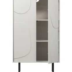 WOOOD Cadiz Opbergkast - Grenen - Mist - 135x85x40