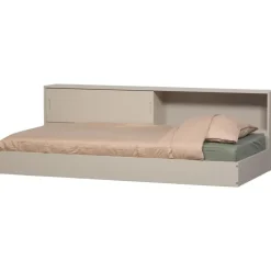 WOOOD Carter Bed - Grenenhout - Dust/Beige - 90x200