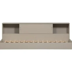 WOOOD Carter Bed - Grenenhout - Dust/Beige - 90x200