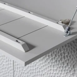 WOOOD Carved Drankkast - Hout - Mist - 146x90x46