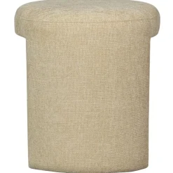 WOOOD Charlie Kruk - Chenille - Naturel - 47x45x45