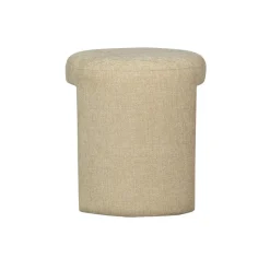 WOOOD Charlie Kruk - Chenille - Naturel - 47x45x45