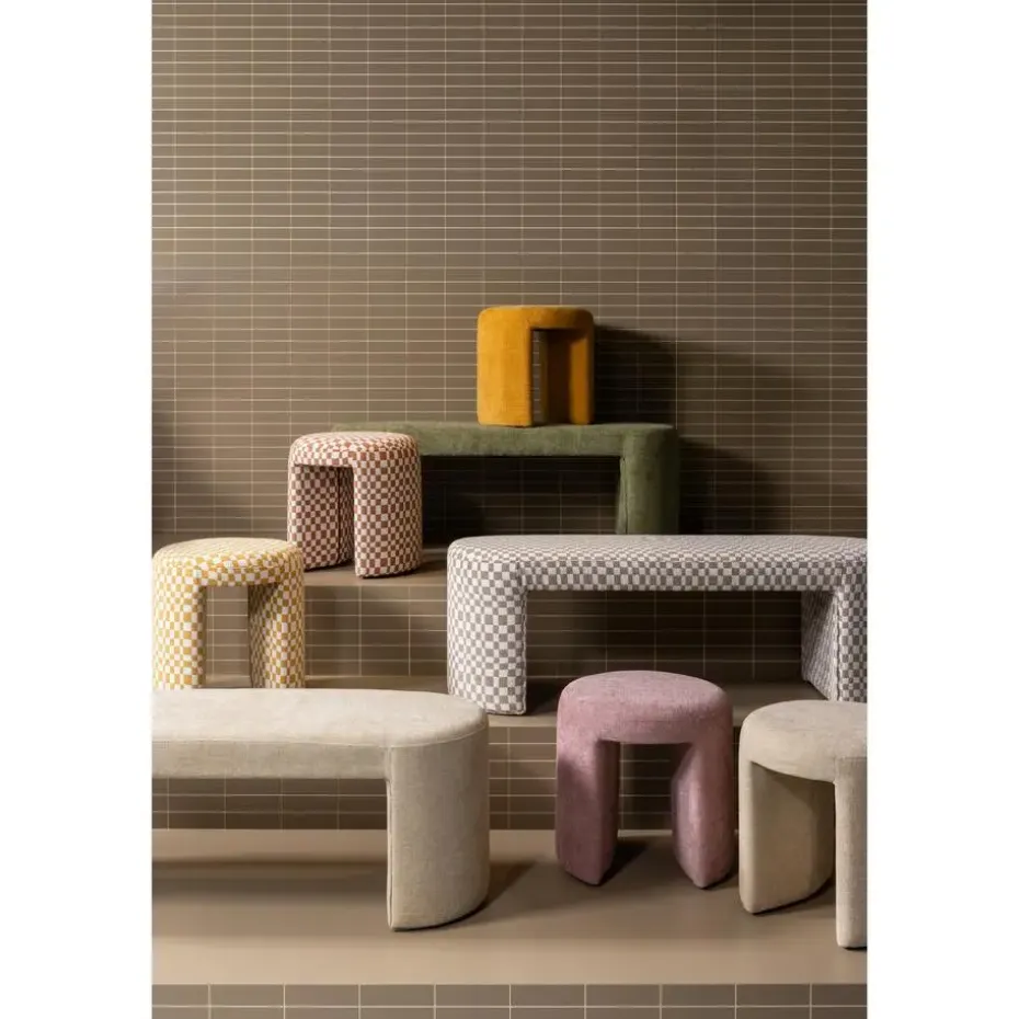 WOOOD Charlie Kruk - Chenille - Blush - 47x45x45