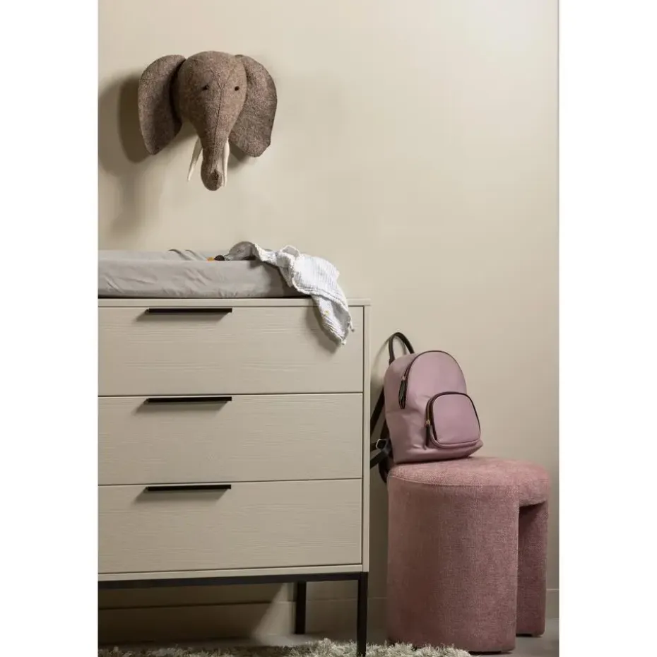 WOOOD Charlie Kruk - Chenille - Blush - 47x45x45