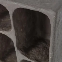 WOOOD Clay Wandkastje - Papier Mache - Grijs - 70x45x23