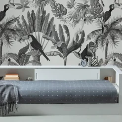 WOOOD Connect Hoekbed - Grenen - Wit - 60x213x118