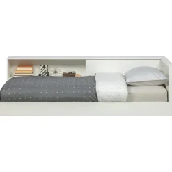 WOOOD Connect Hoekbed - Grenen - Wit - 60x213x118