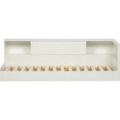 WOOOD Connect Hoekbed - Grenen - Wit - 60x213x118