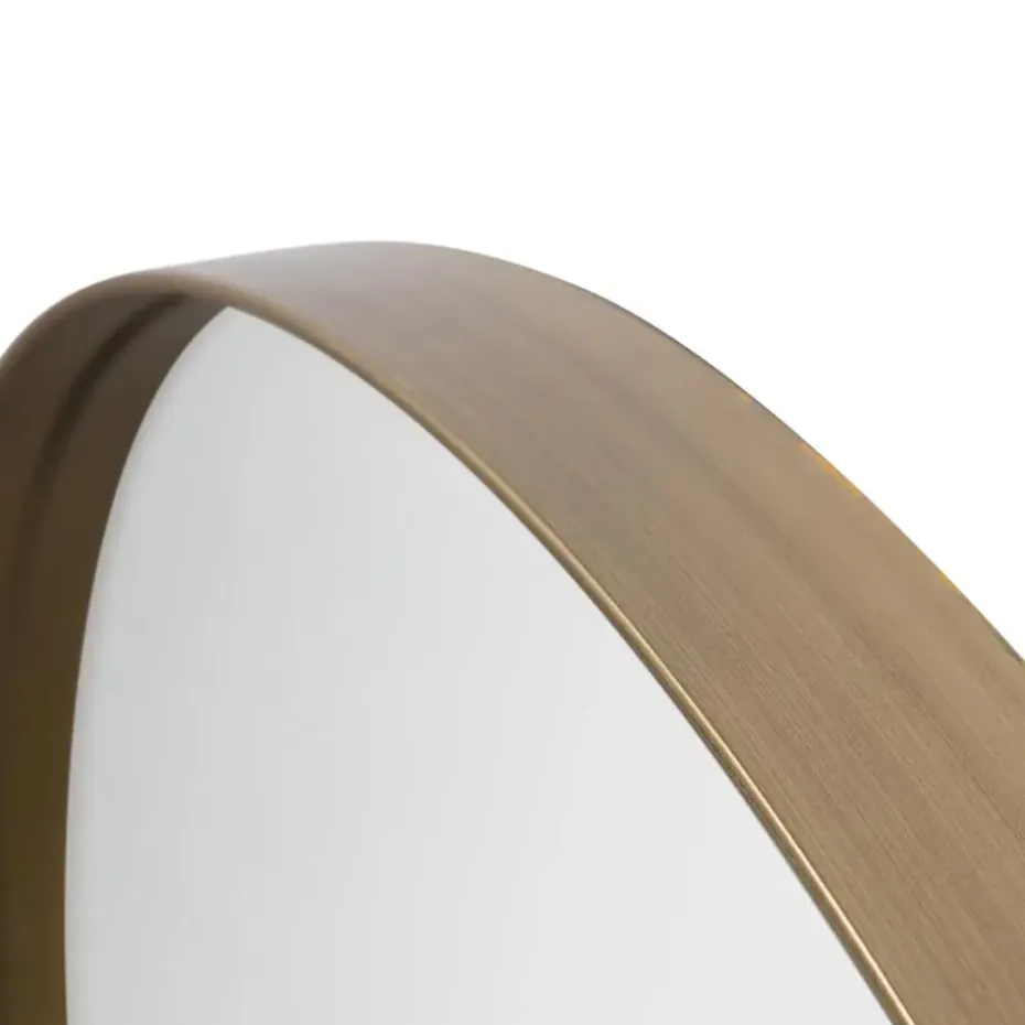 WOOOD Doutzen Spiegel - Metaal - Goud - 115x115x5