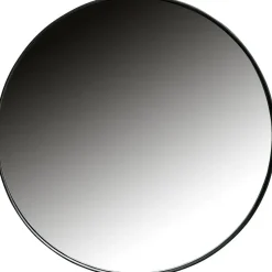 WOOOD Doutzen Spiegel - Metaal - Zwart - 80x80x5