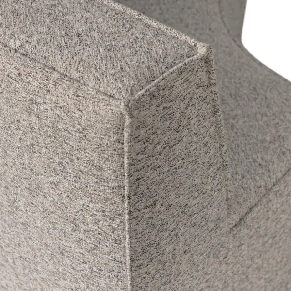 WOOOD Europa 2-Zits Eetbank - Geweven Stof - Zand - 85x131x131