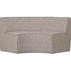 WOOOD Europa 2-Zits Eetbank - Geweven Stof - Zand - 85x131x131