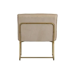WOOOD Fie Fauteuil - Ribstof - Zand - 77x64x71