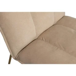 WOOOD Fie Fauteuil - Ribstof - Zand - 77x64x71
