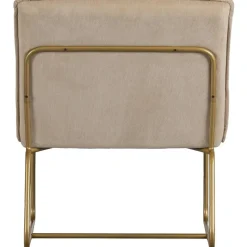 WOOOD Fie Fauteuil - Ribstof - Zand - 77x64x71