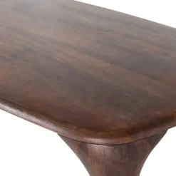 WOOOD Fiore Eettafel - Mango Hout - Walnoot - 76x190x95