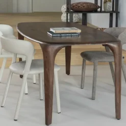 WOOOD Fiore Eettafel - Mango Hout - Walnoot - 76x190x95