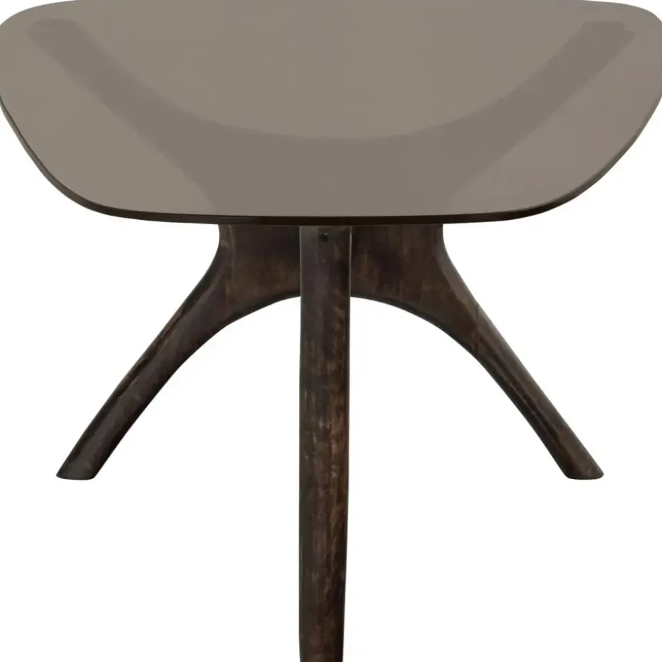 WOOOD Flash Salontafel - Glas/Hout - Walnoot - 42x110x60