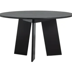 WOOOD Fries Eettafel - Eiken - Blacknight - 75x129x129
