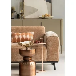 WOOOD Frits Bijzettafel - Metaal - Brons - 47x30x30