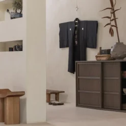 WOOOD Japan Krukje - Hout - Naturel - 45x50x25