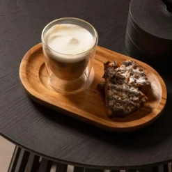 WOOOD Josje Serveer Plateaus - Acacia Hout - Naturel - Set van 8