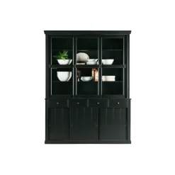 WOOOD Lagos Buffetkast - Grenen - Zwart - 214x166x48