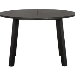 WOOOD Lange Jan Uitschuifbare Eettafel - Eiken - Zwart - 75x120x120
