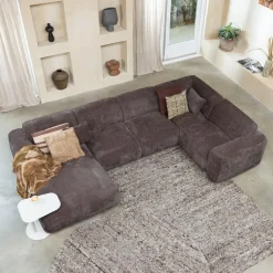 WOOOD Lia Bijzettafel - Metaal - Dust - 50x50x38