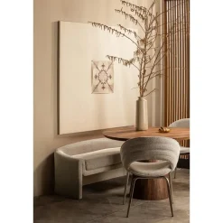 WOOOD Limit Eetkamertafel - Mangohout - Walnoot - 76x130x130