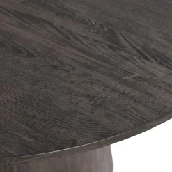 WOOOD Maan Eettafel - MDF - Donkerbruin - 75x120x120