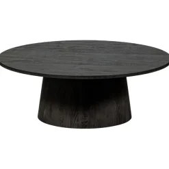 WOOOD Maan Salontafel - MDF - Donkerbruin - 35x100x100