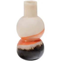 WOOOD Marjon Vaas - Handgevormd - Glas - Bruin - 30x14x14