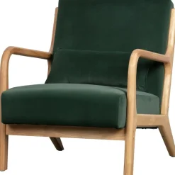 WOOOD Mark Fauteuil - Velvet - Flesgroen - 75x67x82