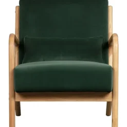 WOOOD Mark Fauteuil - Velvet - Flesgroen - 75x67x82