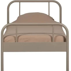 WOOOD Mata 1-Persoonsbed - Metaal - Zand - 90x208x95